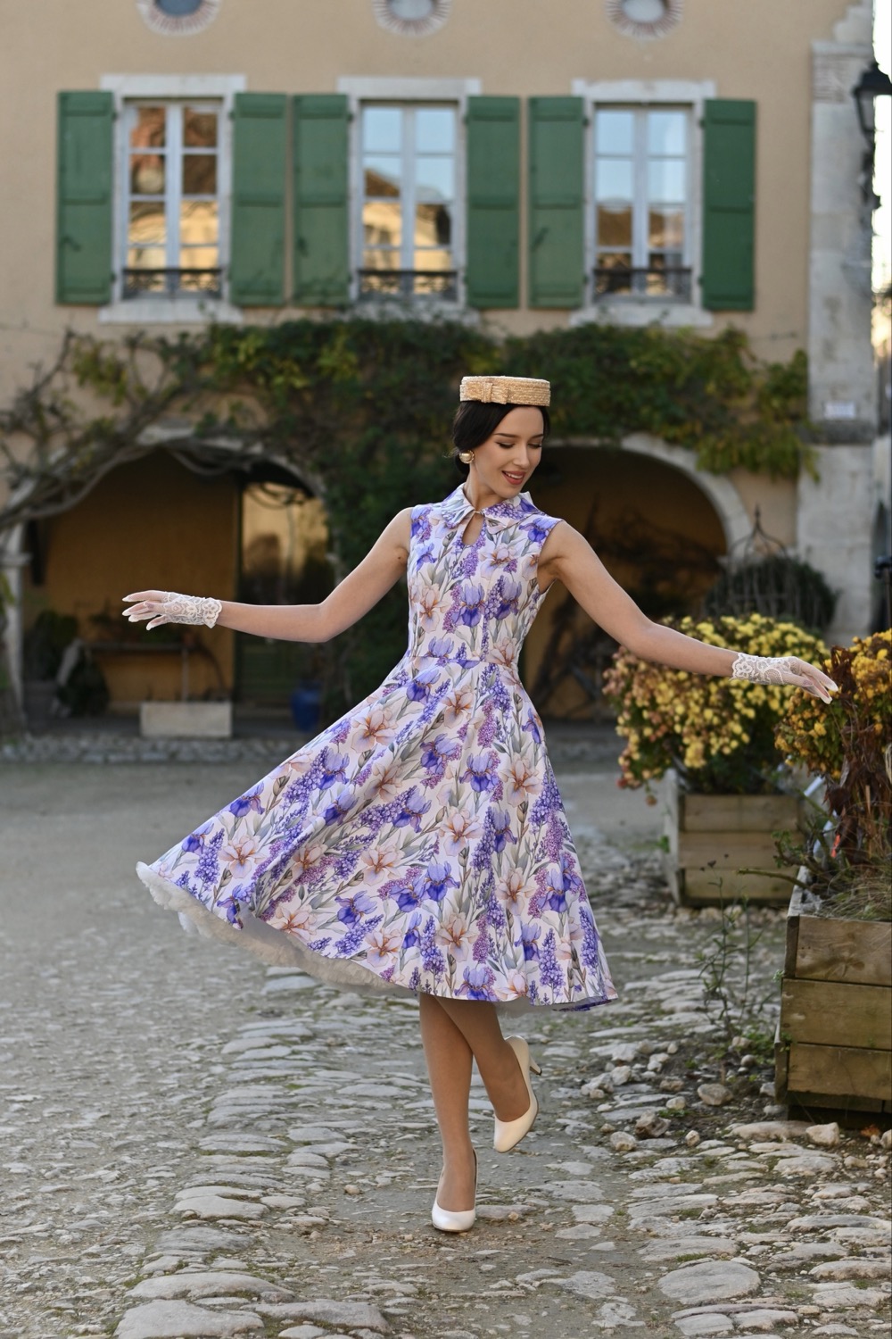 Lavender Fields Shirt Dress